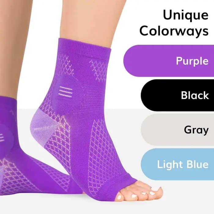 Chaussettes de compression unisexes pour tendinite d'Achille