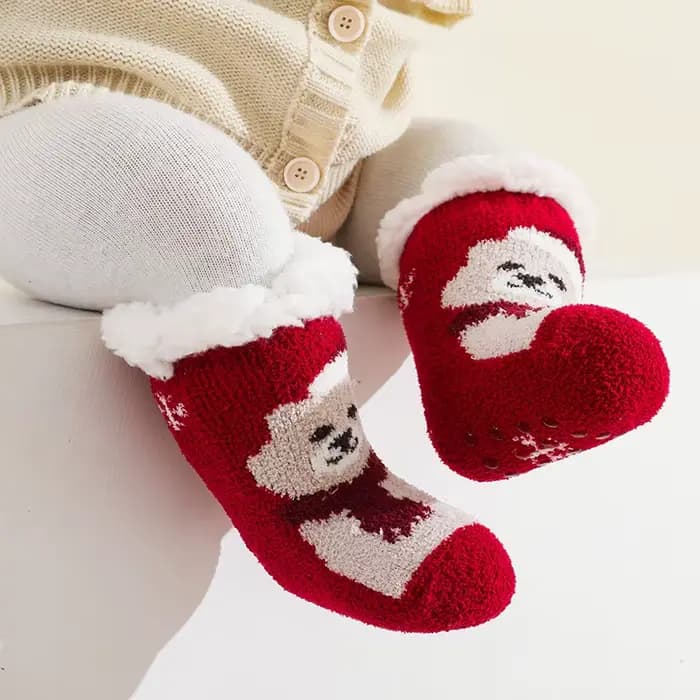 Chaussettes de noël pour bébé de 0 à 4 ans