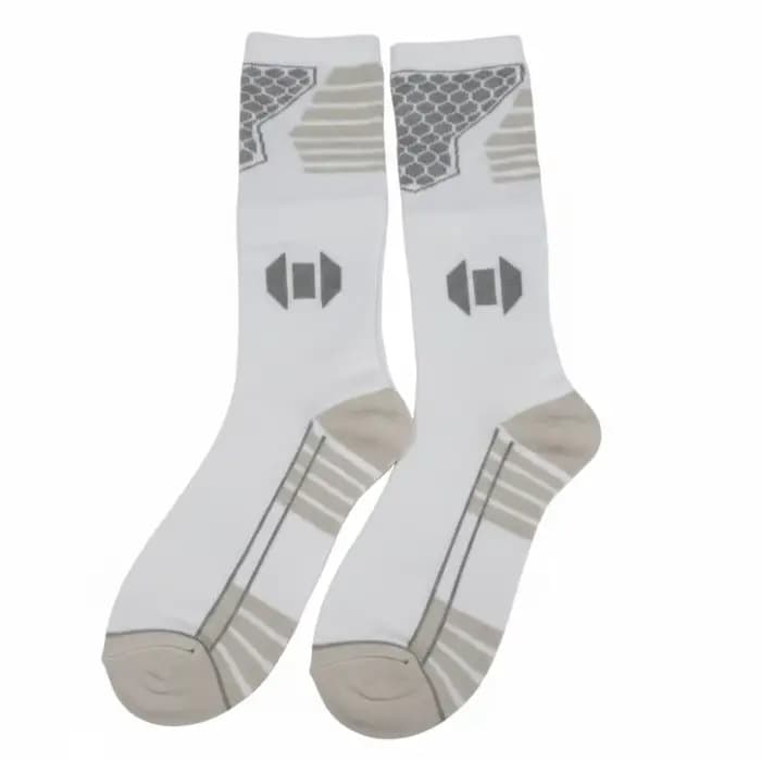 Nouvelles chaussettes de ski épaisses antidérapantes respirantes, chaussettes hautes jusqu'au genou, chaussettes de compression thermique anti-humidité pour les sports d'hiver