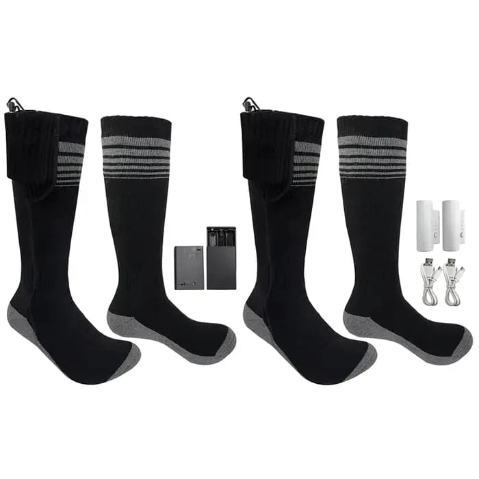 Chaussettes thermiques électriques pour hommes et femmes