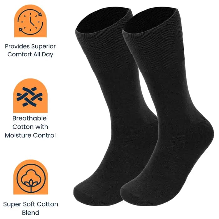 1 paire de chaussettes – Chaussettes pour femmes et hommes, pieds gonflés et neuropathie |   Non reliant