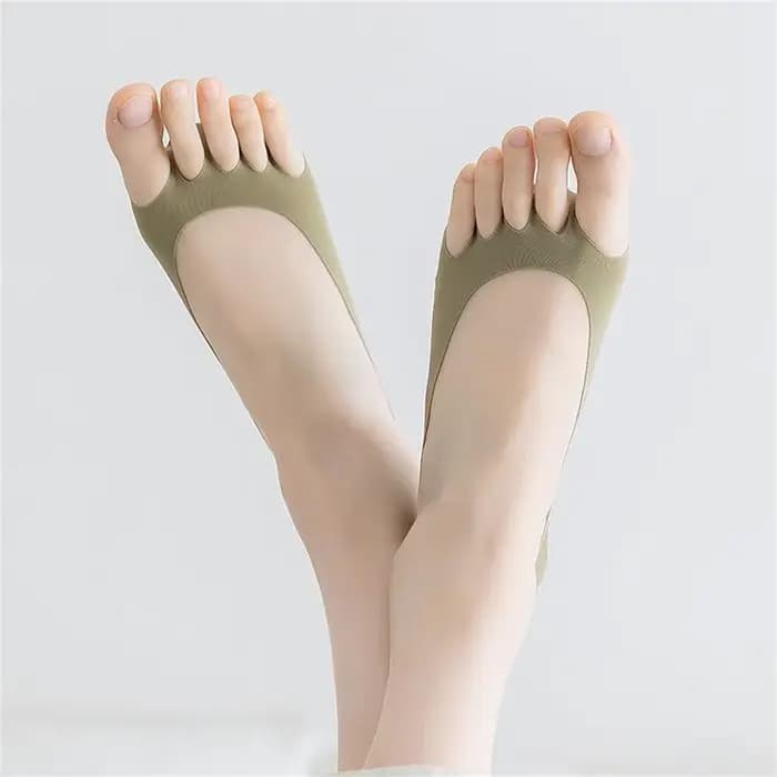 Ice InjFive Finger Hole Chaussettes invisibles pour femmes