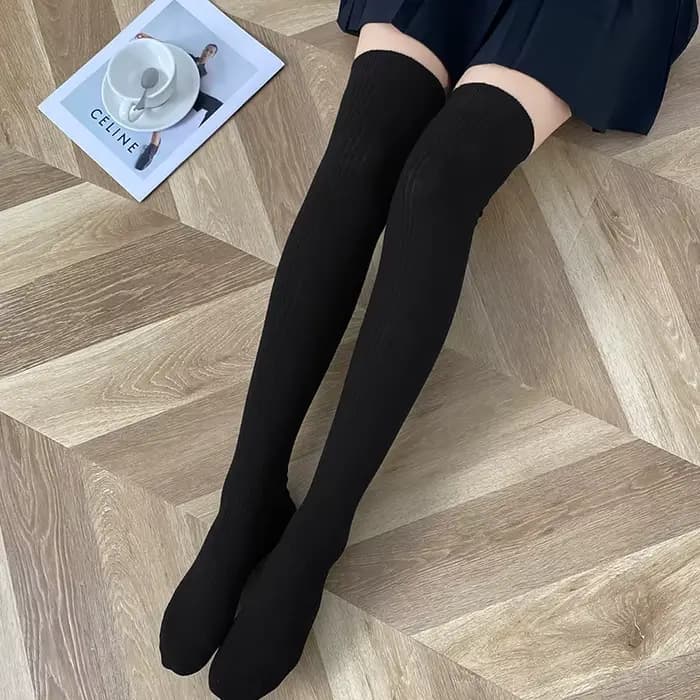 Chaussettes sulfTricotées en Laine pour Femme, Bas Longs en Coton, Chaussettes Hautes Chaudes d'Hiver pour la Maison, Noël, 1 Paire
