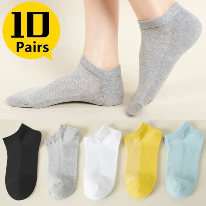 10 paires de chaussettes à motifs de dessin animé pour femmes