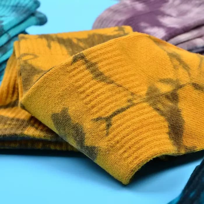 Chaussettes tie-dye pour hommes et femmes