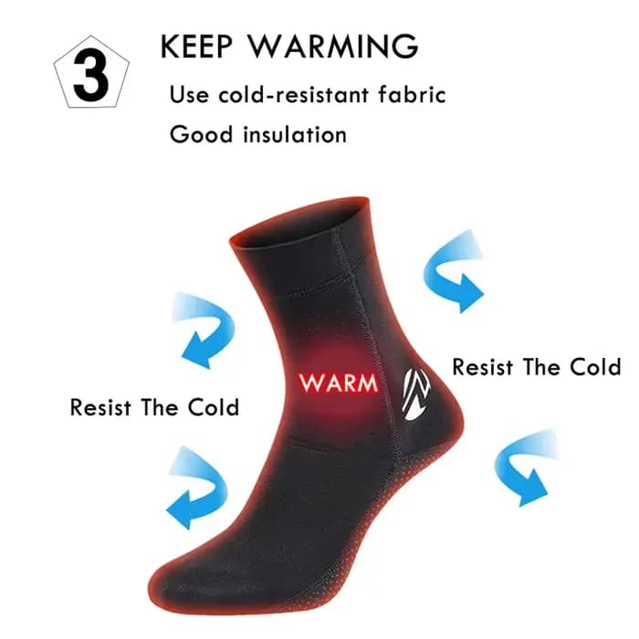 Chaussettes en néoprène antidérapantes et respirantes de 3mm, bottes de plongée chaudes pour hommes et femmes, bottes de natation en plein air, de surf, livraison directe