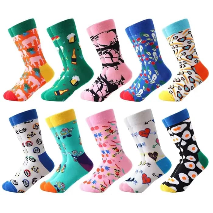 Tide-Chaussettes en coton pour hommes
