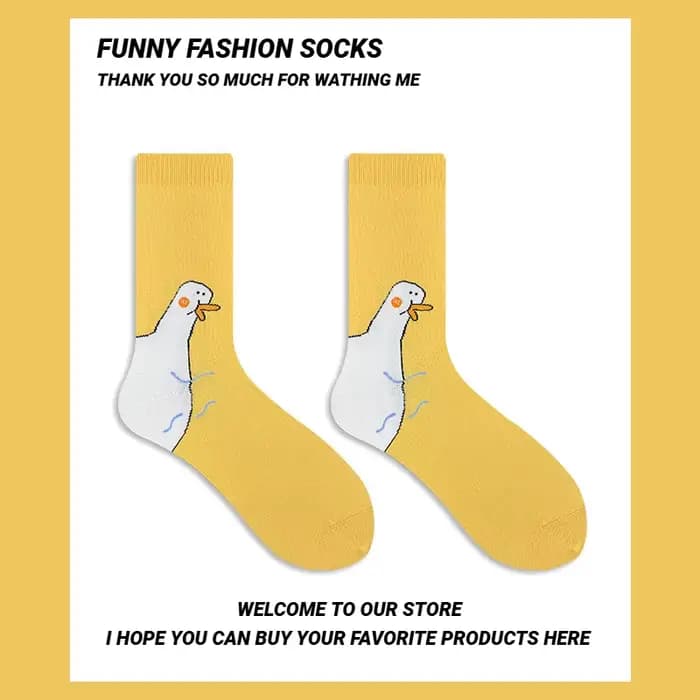 Chaussettes de dessin animé pour femmes