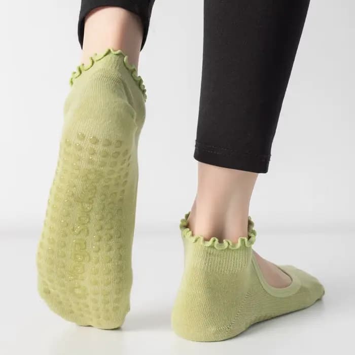 Chaussettes de Yoga en coton pour femmes