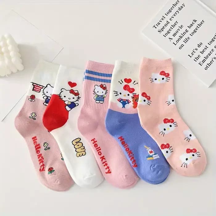 5 paires de chaussettes mignonnes pour l'automne et l'hiver, design doux et confortable pour vous garder au chaud et heureux les jours froids !