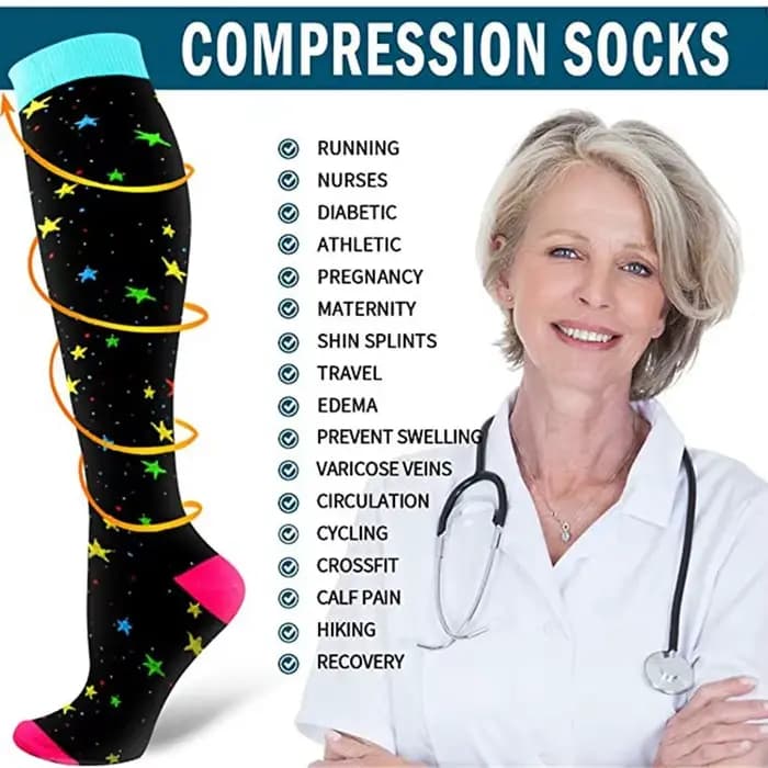 Chaussettes de Compression pour le Sport