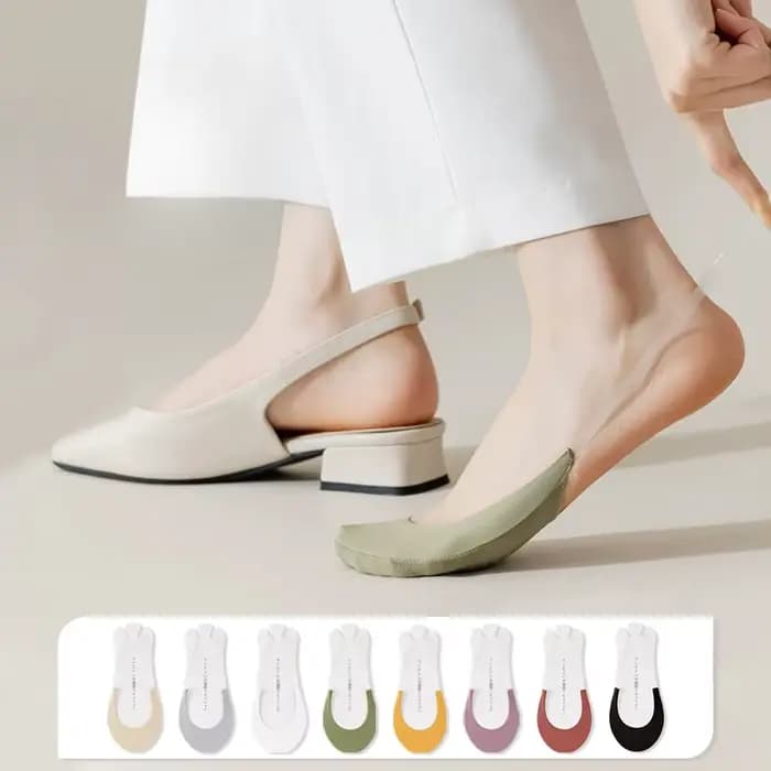 Chaussettes en soie glacée pour femmes