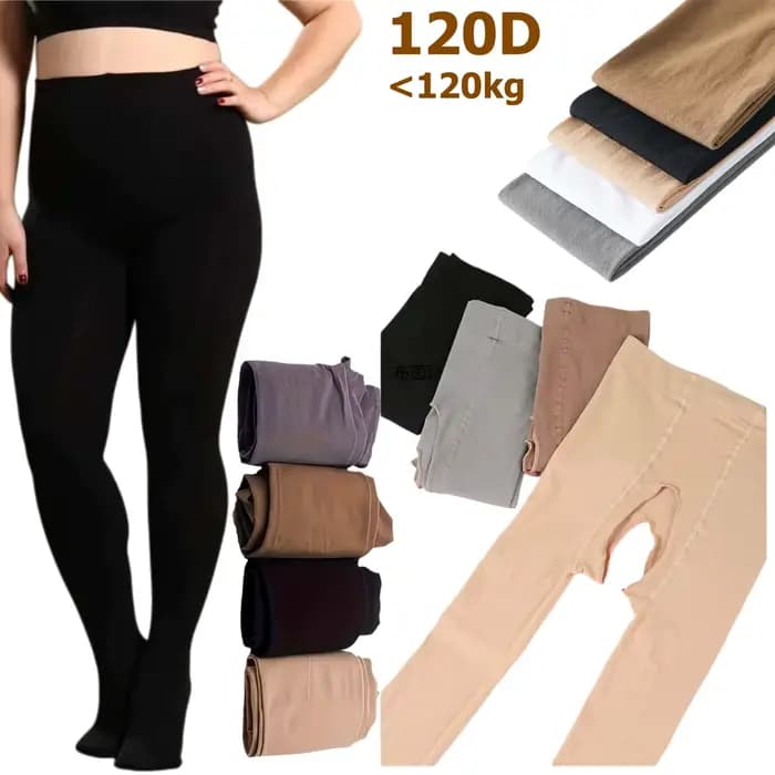 Collants grande taille pour femmes 120D chaud