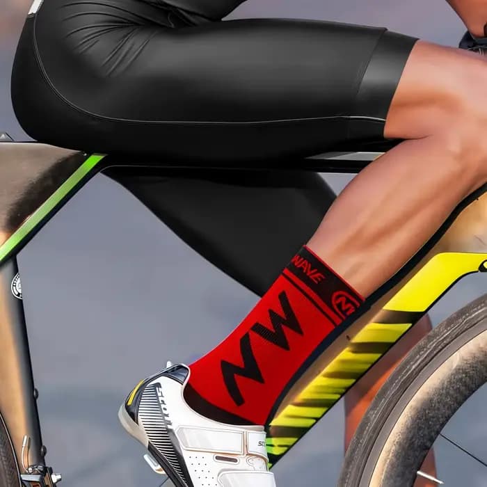 1/3/5 paires de chaussettes de sport mi-mollet pour hommes