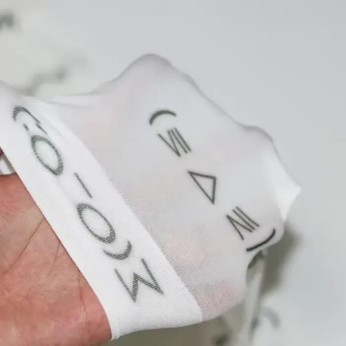 Kawaii Expression blanc Graffiti lettre imprimer chaussettes longues Harajuku sur genou cuisse haute bas Y2K Cosplay