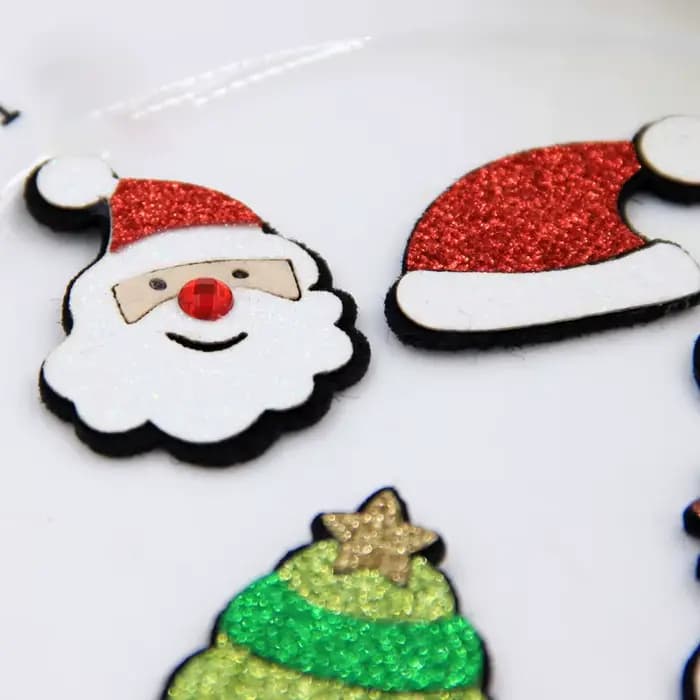 Chaussettes d'arbre de Noël scintillantes