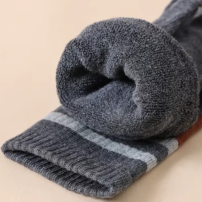 Chaussettes d'hiver à bout éponge pour hommes