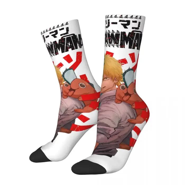 Chaussettes unisexes Anime Chainsaw Man Acid