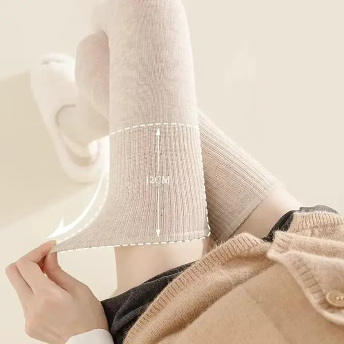 Chaussettes hautes d'hiver pour femmes