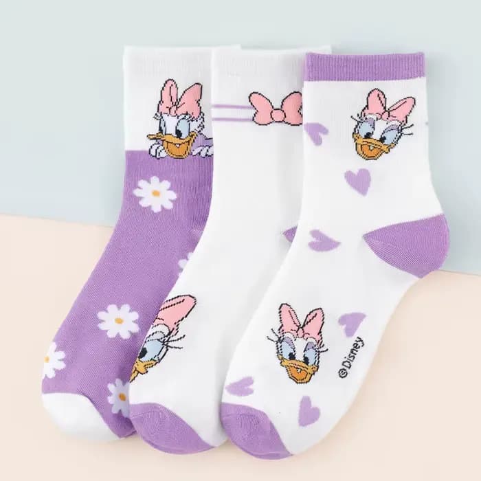 6 paires de chaussettes mi-tube pour femmes