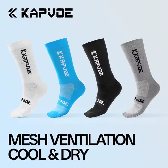 Chaussettes de sport antidérapantes Kapvoe pour cyclisme