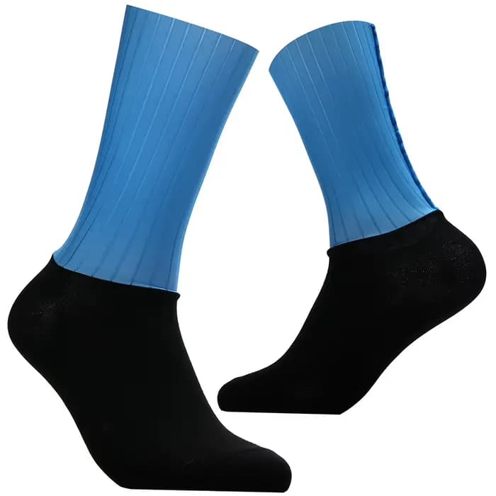 Chaussettes aérodynamiques de l'équipe de vélo, antidérapantes, sans couture, pour cyclisme de route, course en plein air, Sport à Compression, nouvelle collection 2024