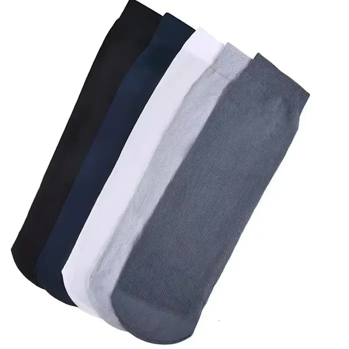 Chaussettes d'Été en Fibre de Bambou pour Homme