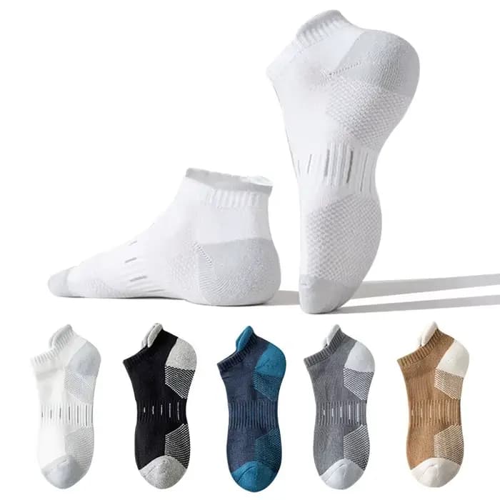 3 paires/lot hommes sport chaussette ensemble respirant déodorant Baketball chaussettes de course mode No Show Fitness