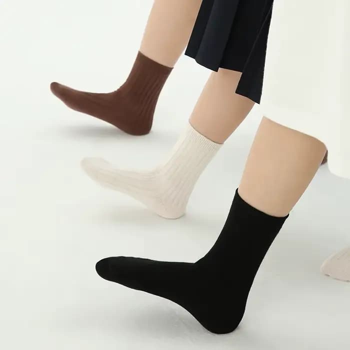 1485 chaussettes pour enfants 5 paires/lot couleur unie