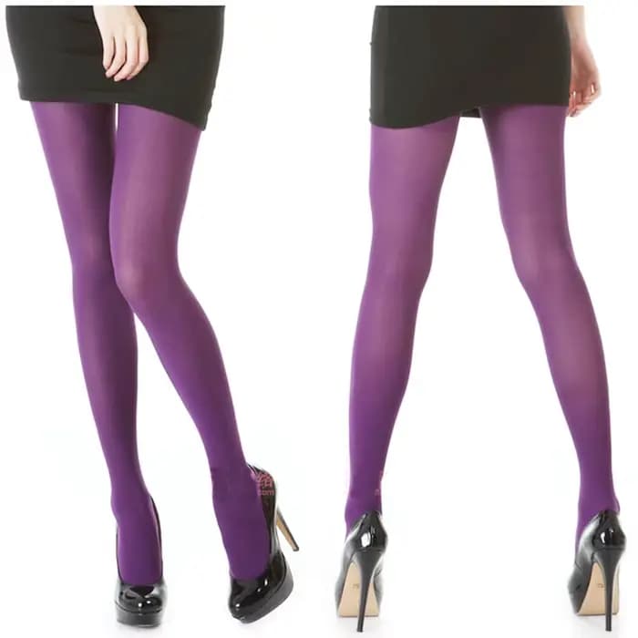 Collants Sexy violet Opaque femmes