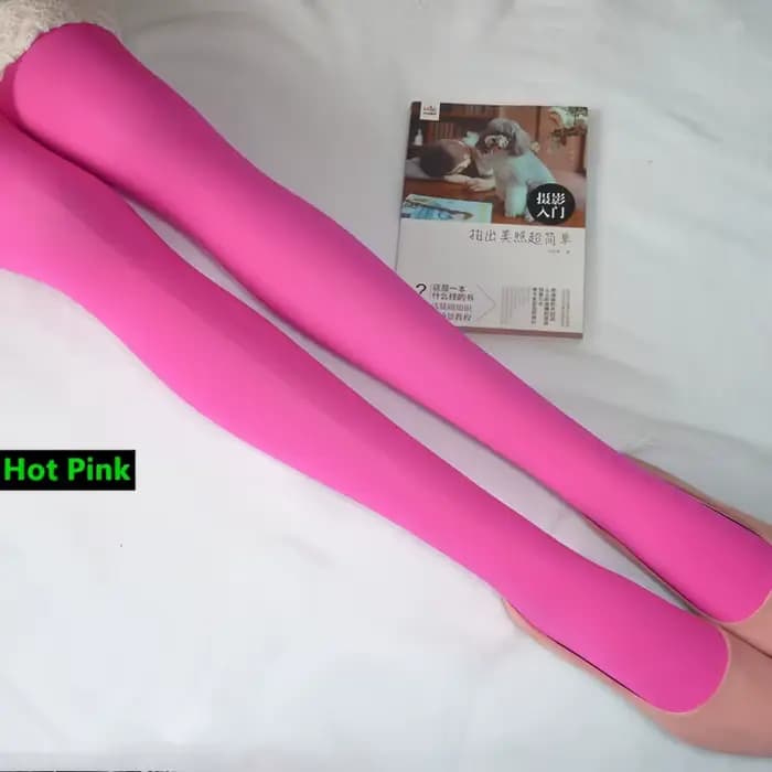 Collants femme bas minces couleur bonbon collants Super élastiques Leggings rouge collants Sexy femme printemps automne hiver collants