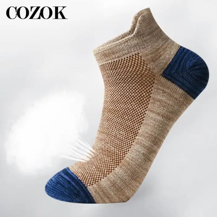 5 paires de chaussettes de sport en coton pour hommes