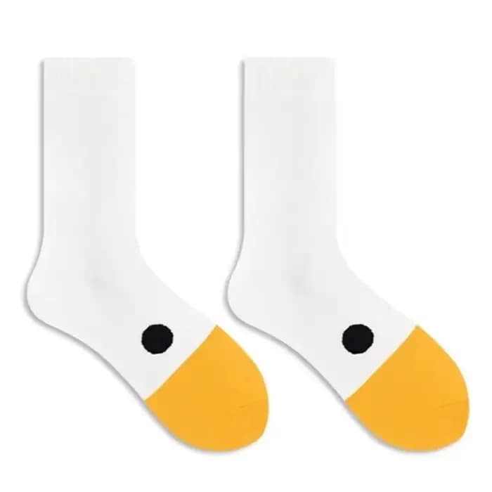 Drôle fou tête d'oie Sport coton chaussette créative heureux Animal chaussettes décontractées femmes hommes universel