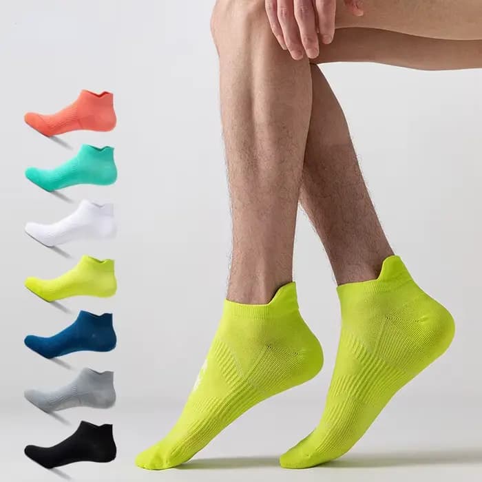 Chaussettes Bateau Courtes Absorbant la Sueur pour Homme et Femme