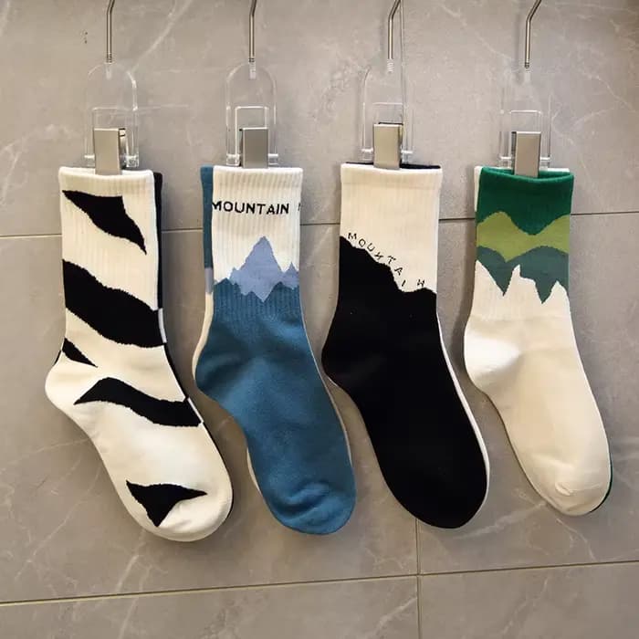 Chaussettes respirantes en coton pour hommes