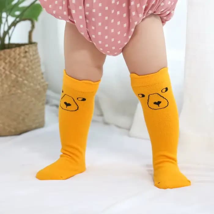 Chaussettes anti-aldes en coton pour bébé