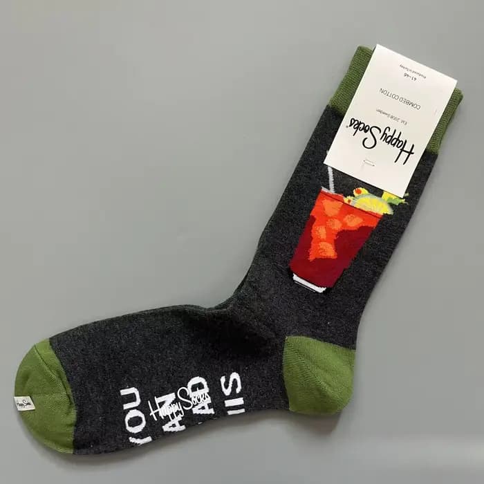 Cotton Happy Socks Chaussette classique pour homme Taille 10 - 13 Doux