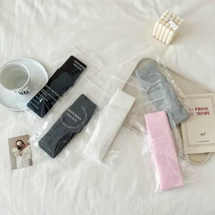 Chaussettes Hautes en Coton pour Femme