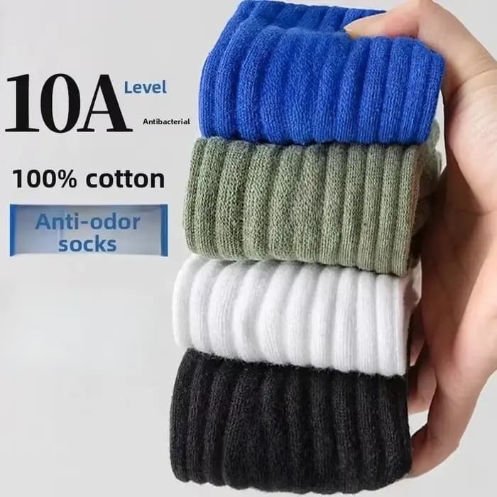 Chaussettes en pur coton anti-odeur