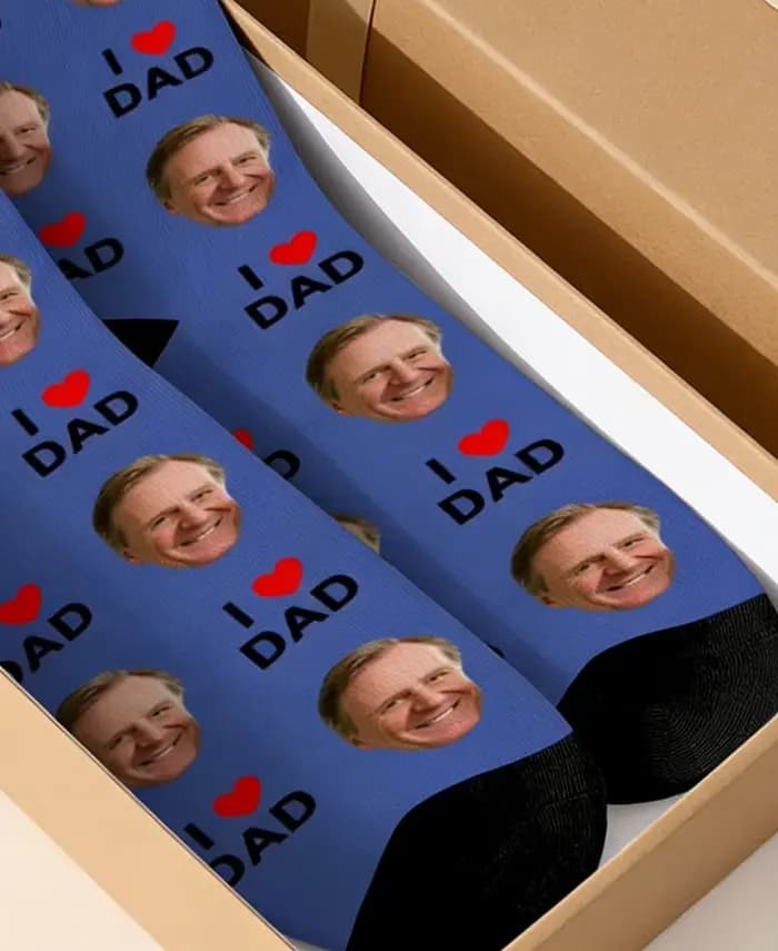 Chaussettes personnalisées pour la fête des pères