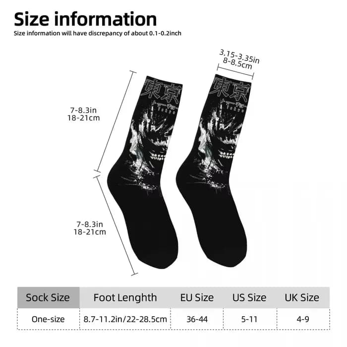 Chaussettes unisexes Anime TakGhoul RNCan