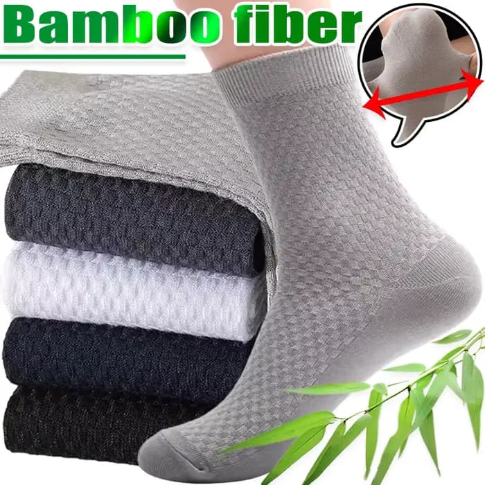 Chaussette de couleur unie en Fiber de bambou