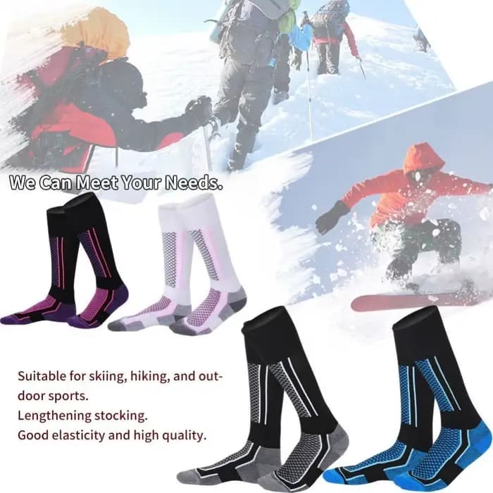1 paire de bas de Ski chauds d'hiver