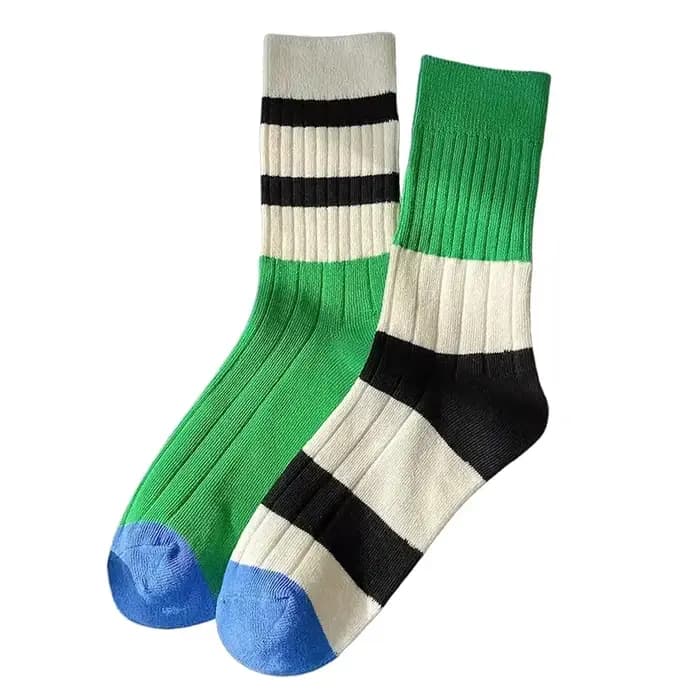 Chaussettes en coton rétro pour femmes