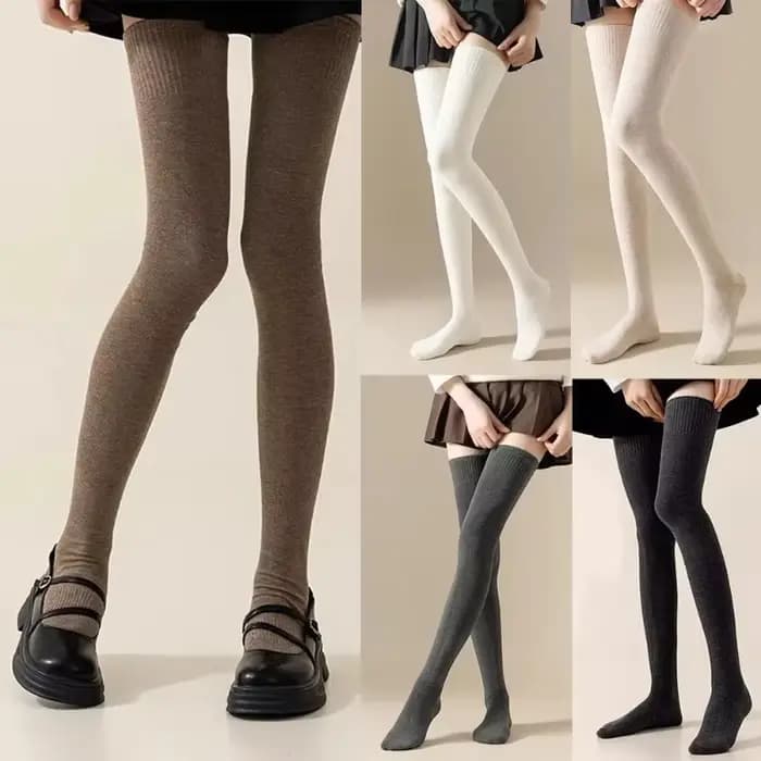 Chaussettes hautes d'hiver pour femmes