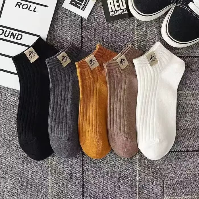 5 paires de chaussettes basses confortables et respirantes pour hommes