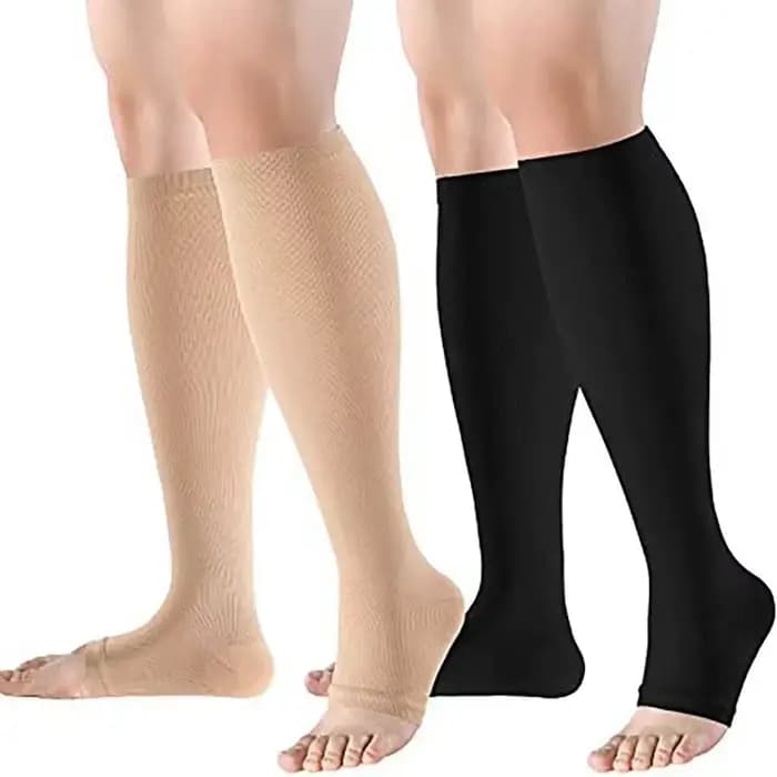 Bas de Compression médicaux pour femmes, 20 30mmgh, bas varices, diabète, œdème, soins infirmiers, enceintes, stock de circulation, genou, footbal