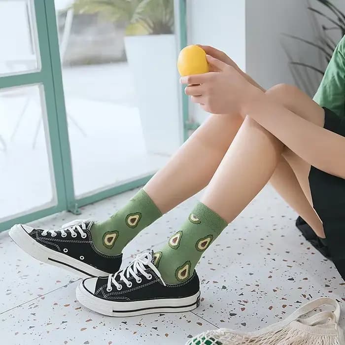Chaussettes amusantes de dessin animé pour femmes