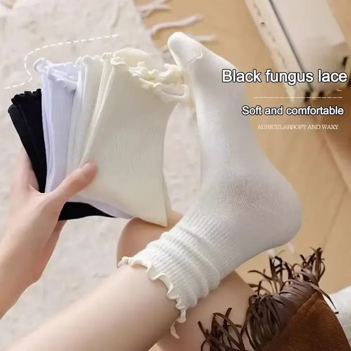 Kawaii – chaussettes à volants pour femmes