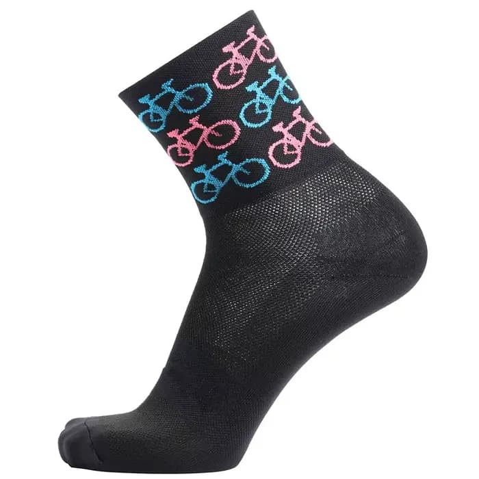Chaussettes de cyclisme respirantes pour hommes et femmes